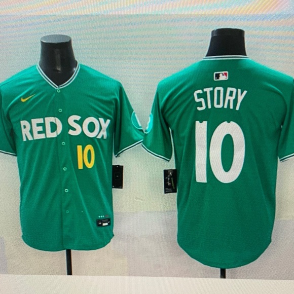 💛Trevor Story Jersey Green Stitched